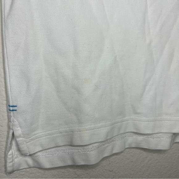 PsychoBunny white polo shirt with bunny accent size xsmall 5/6 - Picture 2 of 12